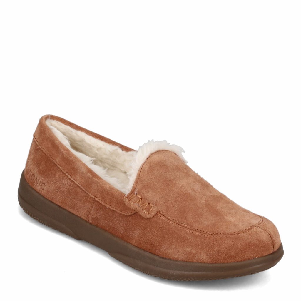 The Vionic Ceder which is more of a full-coverage slipper is a good option for loafer lovers. 